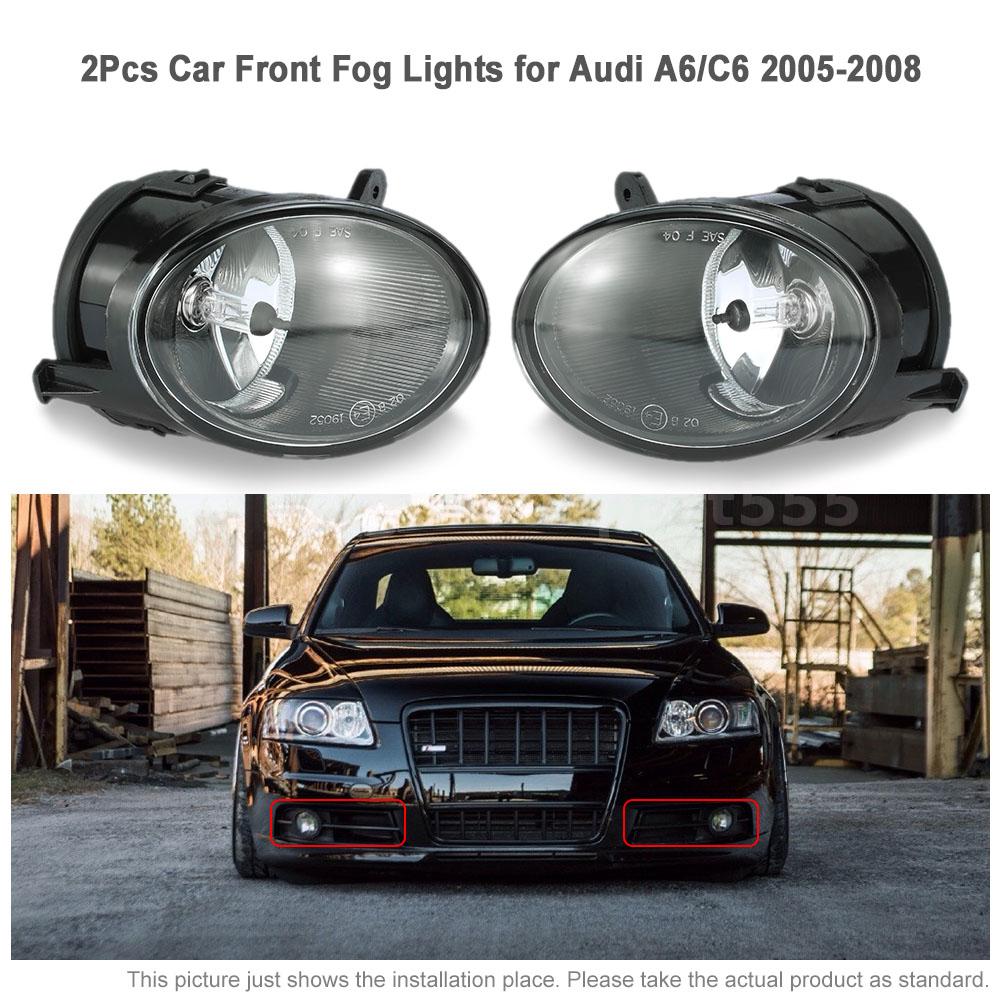 Pair Car Front Fog Lights LED Lamp for Audi A6 C6 20052008 4F0941700 12V B1B7 eBay